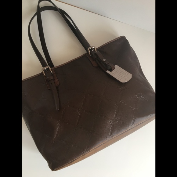 Longchamp leather tote